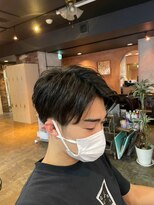 ネウィ 川崎(newi)&nbsp;爽やかツーブロック刈り上げ束感アップバング