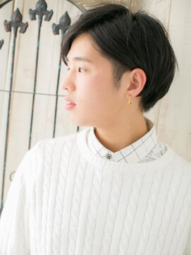 グルーミングサロン バーバー キャッスル 北浦和西口(Grooming salon Barber Castle) ダークアッシュ×コンマバングニュアンスマッシュO