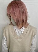 【REJOICE hair】EMOピンクベージュ　mido