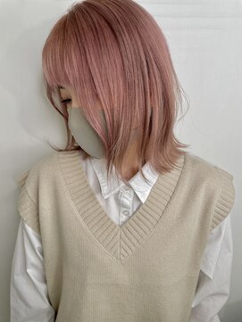 リジョイスヘア(REJOICE hair) 【REJOICE hair】EMOピンクベージュ mido