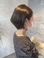 ジル アンク(Jill ankh)&nbsp;《Jillankh姫路駅前》柔らかショートボブ　アッシュラベンダー