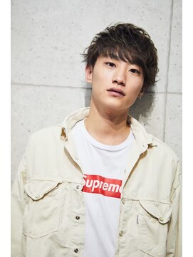 クレスト 近江八幡店(CREST) マッシュツーブロックメンズパーママッシュウルフメンズカット