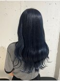 【矢後あやこ】暗髪艶感ブルーブラック/大人韓国ヘア<南青山>