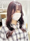ピンクカラー×韓国風顔周りカット【吉祥寺】misaki