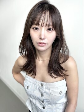 ヴェイン 渋谷(vain) ★サイドバングうる艶髪くびれヘアナチュラルカール#355d1003