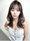 ★サイドバングうる艶髪くびれヘアナチュラルカール#355d1003