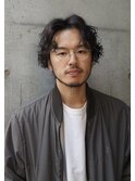 メンズミディアムパーマ