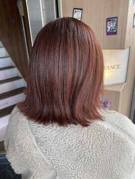 アヴァンス 天王寺店(AVANCE.) 透明感カラー×チェリーレッド