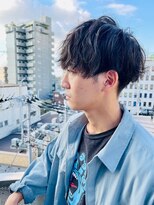 ブリッツバイレボ 船橋(BLITZ by REVO)&nbsp;ウルフ/アッシュブラック/カルマパーマ/ベリーショート[船橋駅]