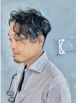 アコ(Aco)&nbsp;ツイストスパイラル/大人パーマ/メンズパーマ/ハイライト