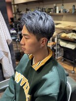 エクファフォーメン(EX-FA FOR MEN)&nbsp;シルバーグレー /アッシュブラック/カルマパーマ/ベリーショート