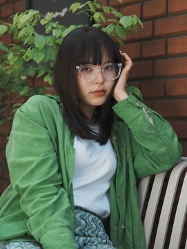 メロン 恵比寿(MERON) 【奥村】ナチュラルストレート×顔まわりレイヤー4[恵比寿］