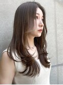 ワンカール/レイヤーロング/顔周りカット/くびれレイヤー/ミディ