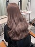 ブリーチなしダブルカラー+髪質改善トリートメント
