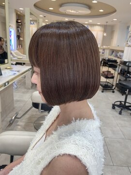 アッシュ 仙川店(Ash) ことりベージュ/ヘルシースタイル/大人ボブ/白髪ぼかし/50代