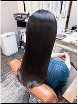 シック(Chic) ブルーグレージュアッシュブラックグレーベージュ 斜めバング