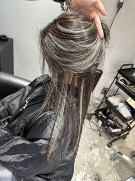 エトラ 渋谷店(etora) 小顔 ネビージュ グレージュハイライトカラー◎