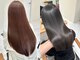 シェノン 夙川(CHAINON)の写真/酸性縮毛矯正でダメージを軽減し柔らかい美髪に◎1度あてると違いが分かる!艶のあるナチュラルストレート♪