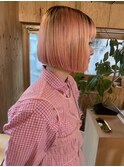 切りっぱなし重めボブ