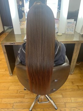 ヴァンカウンシル 清須店(VANCOUNCIL) するりとした指通り 髪質改善ケアカラーストレート#2