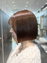 ロンドシエル 横浜(Lond ciel)&nbsp;ワイドバングイメチェン美髪外ハネボブ+レイヤーカット韓国/横浜