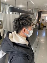 キング(K!ng) 縮毛矯正髪質改善ハイライトレイヤーカット枚方美容室エクステ