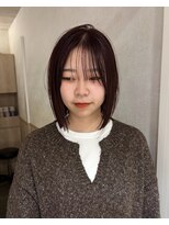 パーク(PAAQ) 【paaqイズミ】暖色カラー×ボブ