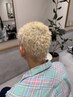 カット+ブリーチ+イージーパーマ￥16000 【メンズパーマ/イージーパーマ】