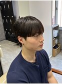スペインカール/スパイキーショート/ブルーブラック/津田沼