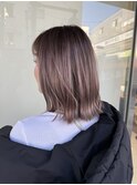 外ハネグレージュ