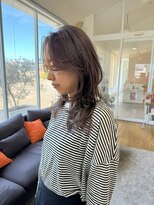 サラ ビューティ サイト 春日(SARA Beauty sight)&nbsp;30代40代/ラフなレイヤースタイル/ロングレイヤー