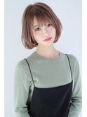『　グレージュ × 透明感カラー 』 外国人風ボブ☆