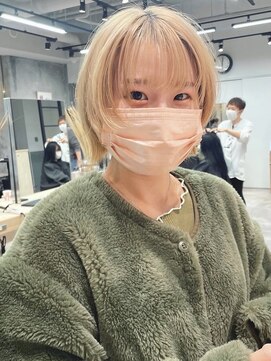 サーカス 町田(circus) 大人かわいいウルフ風ショートボブ