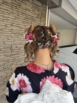 ハイバレーヘアーメゾン(HIGH VALLEY HAIRMAISON) ぶりぶりツインテール推し活ヘアアレンジ