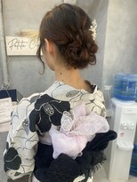 プティクローシェ バイ クオーレ(petite cloche by CUORE)&nbsp;浴衣ヘア 大きめアップ