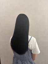 クム 横浜(qumu)&nbsp;【qumu】ネイビー×髪質改善トリートメント