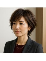 スープレックス ヘアーデザイン(SOUPREX HAIR DESIGN) エレガント立体ショートボブ 20代 30代 40代 50代 60代髪質改善