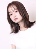 似合わせカット30代40代50代小顔クラゲヘアーオリーブグレー1101