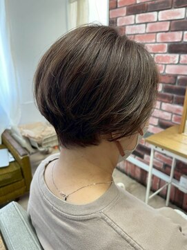 大人ハイライト30代40代50代白髪悩み改善白髪ぼかしハイライト