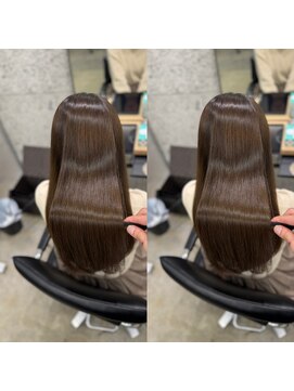  #髪質改善#縮毛矯正#美髪矯正#レイヤーカット#白髪ぼかし