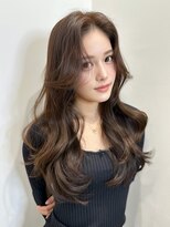 ノエシキカ(noe sikika)&nbsp;巻き髪/韓国/レイヤーカット/ダブルカラー/栄e59