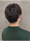 韓国風マッシュ／マッシュヘア／大人メンズ