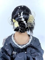 タクミ(Takumi) 成人式ヘア★リボンシニヨン