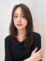 シンス 銀座(since) ミディアムレイヤー/顔周りレイヤー/小顔ヘア/似合わせカット