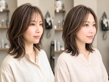 パーリオ けいさつ前店(PALIO)の写真/大人女性からの人気急上昇中！小顔＆若見えが同時に叶う【大人の垢抜け顔まわりレイヤー】の魅力♪