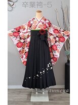 きものサロン すずめ屋&nbsp;レンタル番号　卒業袴-5　八重桜　　（袴、帯色変更可）