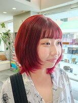 クリエイターズ スペース エヌ(creator's space N) ブリーチなしダブルカラーワインレッド