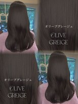 ケー 北千住(K.)&nbsp;暗髪＊透明感オリーブグレージュ[髪質改善/縮毛矯正/カラー]