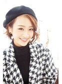 冬の帽子が似合う☆ナチュラルなフェアリーボブスタイル☆