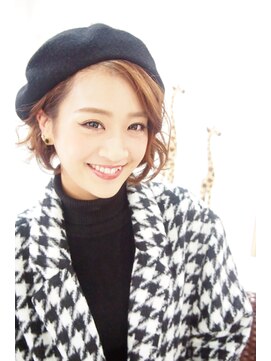 ドゥア(Dua) 冬の帽子が似合う☆ナチュラルなフェアリーボブスタイル☆